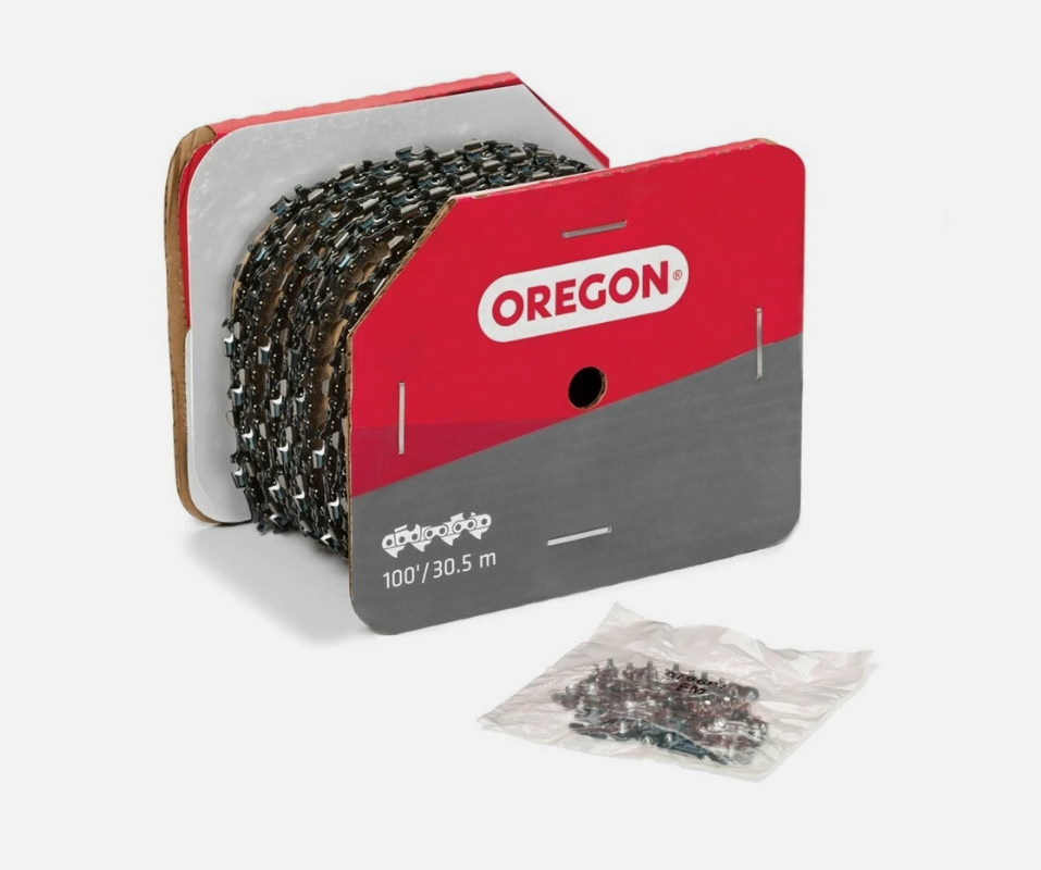 Oregon 90PX100U 100' Reel Chainsaw Chain 3/8" Low Profile .043" Gauge