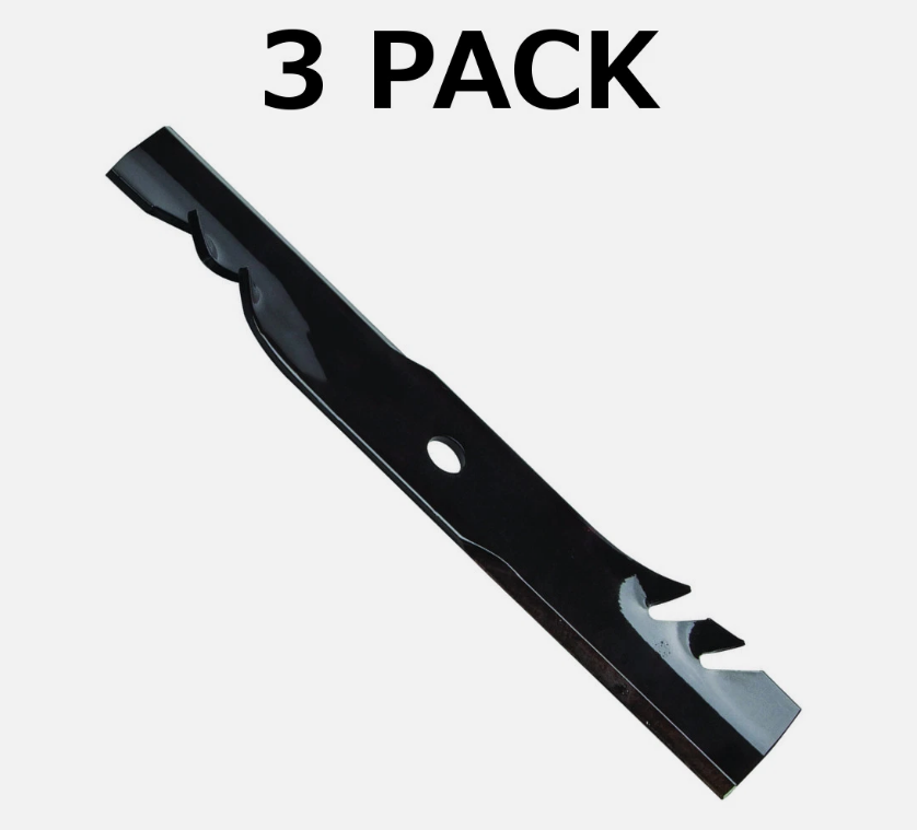 3 PK Oregon 496-399 Gator Mulcher 3-in-1 Lawn Mower 44" Blades for Dixon Fusion