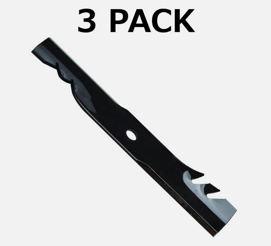 3 PK Oregon 496-399 Gator Mulcher 3-in-1 Lawn Mower 44" Blades for Dixon Fusion