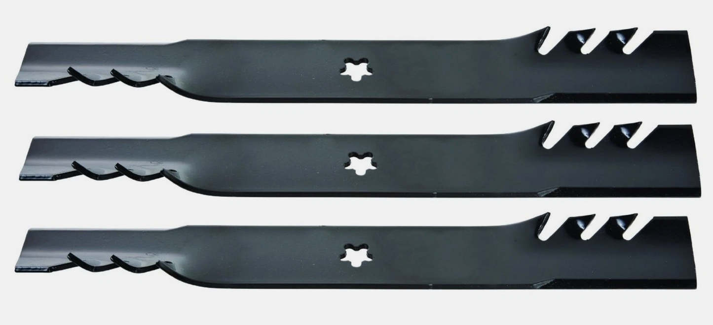 3 Pack of 595-605 G5 Gator Blades by Oregon for 54" Husqvarna AYP Mowers