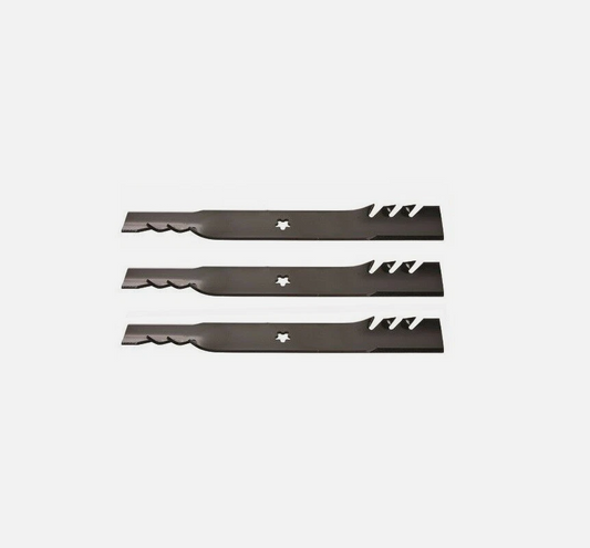 3 PK Oregon 595-085 G5 Gator Mulcher Blade For Husqvarna 539112079 510417801 52"