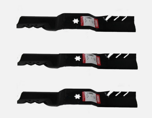 3 Pack Oregon 91-938 Mulching Blades for i1050 RZT50 LT1050 SLT1050 LTX1050