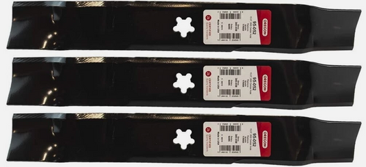 3 PACK Oregon 95-052 High Lift Mower Blade 15-1/2" Fits AYP