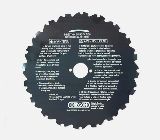 Oregon 41-927 Brush Cutter Blade, XRT, 20 Tooth
