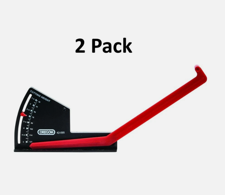 2 Pack Oregon 42-095 Mower Deck Leveler Gauge