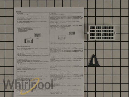 New Genuine OEM Whirlpool W10311524 Refrigerator Air Filter