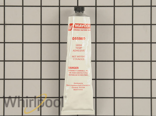 New Genuine OEM Whirlpool High Temperature Adhesive WPY055980