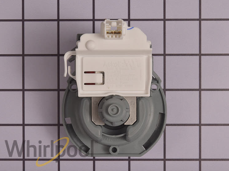 New Genuine OEM Whirlpool Dishwasher Drain Pump W10876537