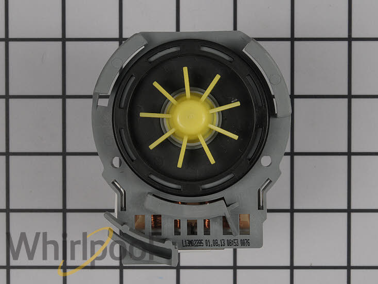 New Genuine OEM Whirlpool Dishwasher Drain Pump WPW10348269