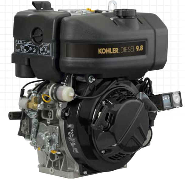 Kohler KD440-2001B Diesel Engine 8.5 HP 1" Horizontal Crankshaft