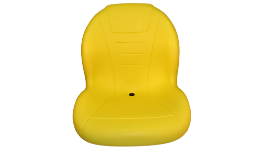 Milsco S910401AR 18-1/2x21x20 Lawn Mower Rider Seat Yellow 4-Hole Mounts