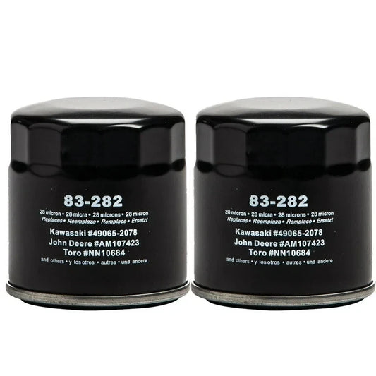 2 PACK - Oregon 83-282 Oil Filter Replaces Kawasaki John Deere Toro