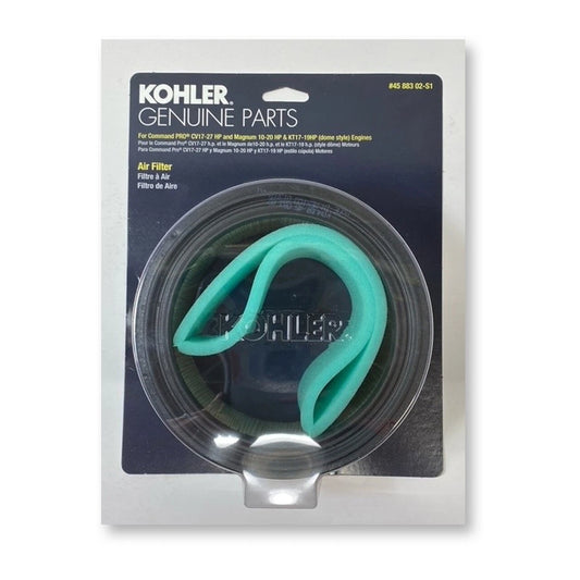 Kohler Air Filter Kit Genuine Part # 45 883 02-S1
