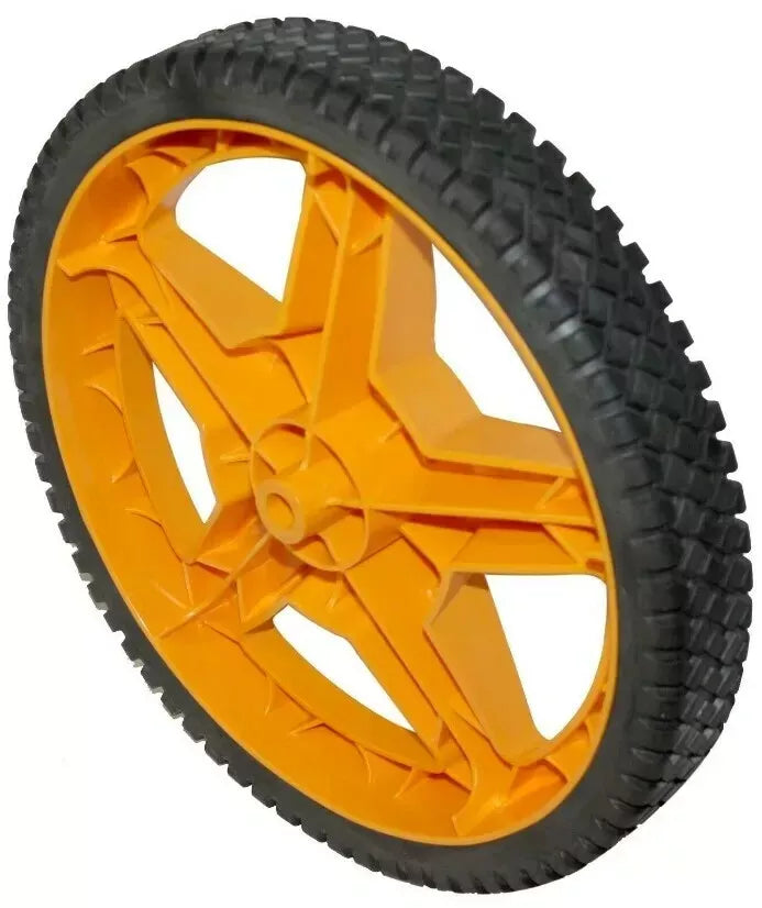 (Set of 2) Marigold Husqvarna Semi-Pneumatic Plastic Wheels 581010326 12 x 1.5