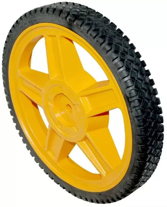 (Set of 2) Marigold Husqvarna Semi-Pneumatic Plastic Wheels 581010326 12 x 1.5