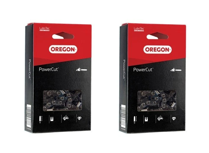 LOT OF 2 Oregon 20LPX078G PowerCut 20" .325" .050" 78DL Full Chisel Saw Chain