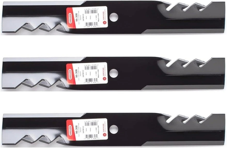 Oregon 3 Pack 96-308 Mower Blade Gator G3 Fits Hustler 796649 796649X 796649Y