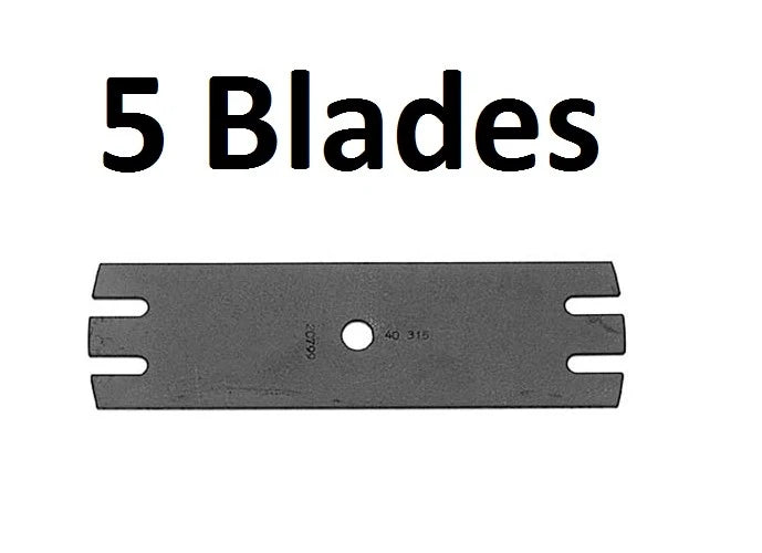 LOT OF 5 Oregon 40-316 Edger Blade for 781-0080-0637 MTD 9" L 5/8" Center Hole