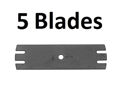 LOT OF 5 Oregon 40-316 Edger Blade for 781-0080-0637 MTD 9" L 5/8" Center Hole