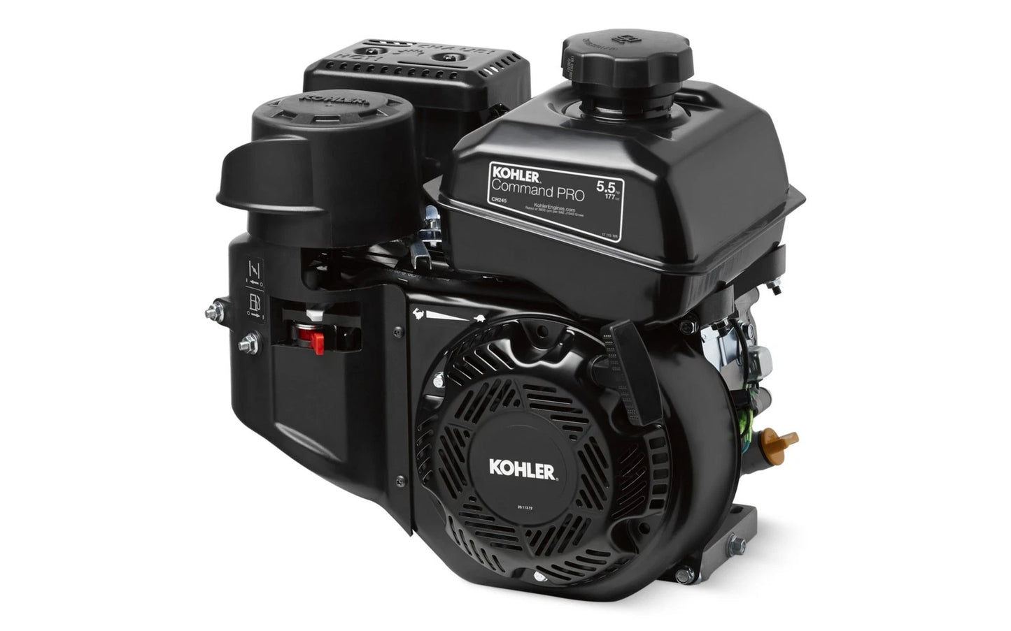 5.5HP Kohler Command Pro CH255-3159 Horizontal Engine 6:1 Gear Reduction 3/4"
