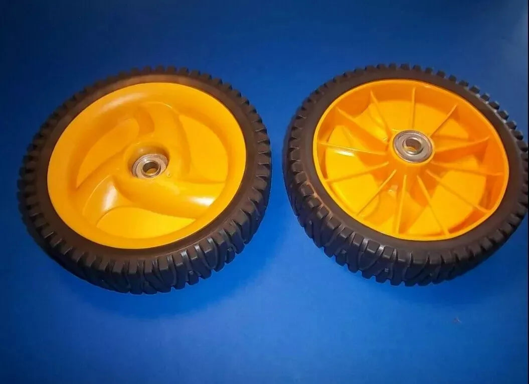 (Set of 2) Plastic Mower Wheels 8 x 1.75 Husqvarna / Poulan 583733701