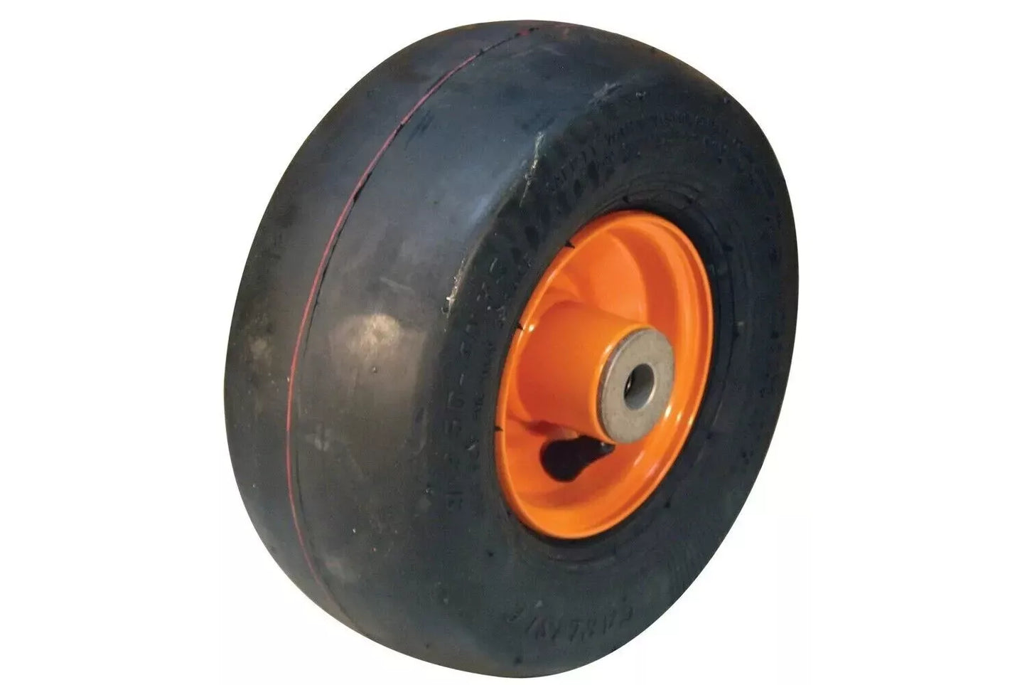 Carlisle - Front Mower Deck Wheel-Smooth 9 X 3.5 X 4 NHS Orange - Fits Kubota