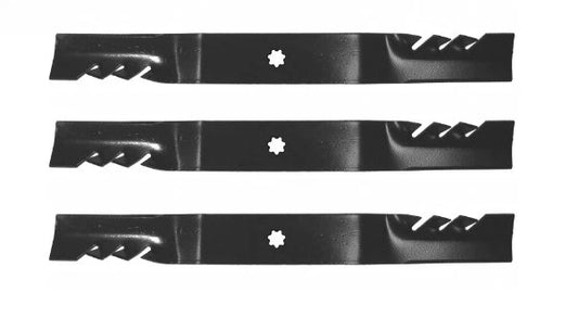 LOT OF 3 Mulching Blades for John Deere 48" GX21784 LA145 LA140 LA165 X140 D140 92-616