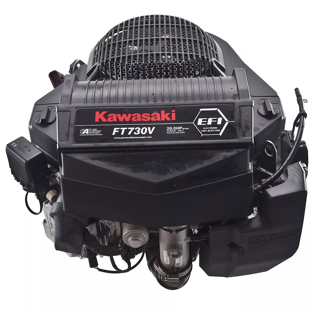 26HP Kawasaki Twin Cylinder Vert Engine FT Series EFI  1-1/8"x4-9/32 FT730V-AR30R