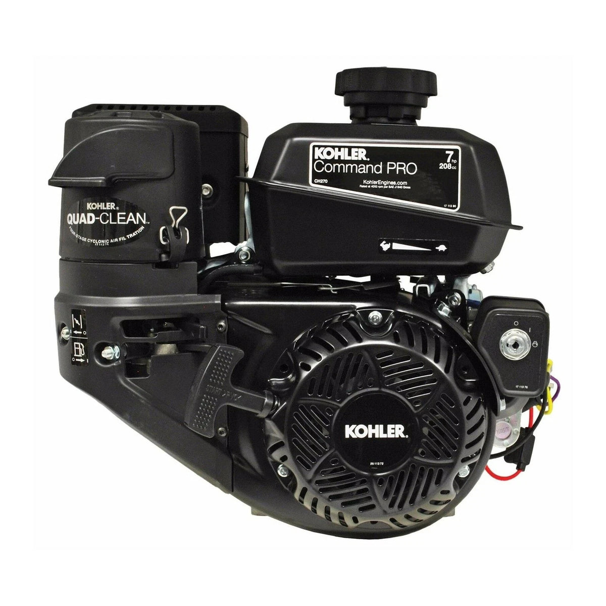 7HP Kohler Command PRO CH270-3031 Horizontal 0.75" Dia. x 2.42" Crankshaft 208cc